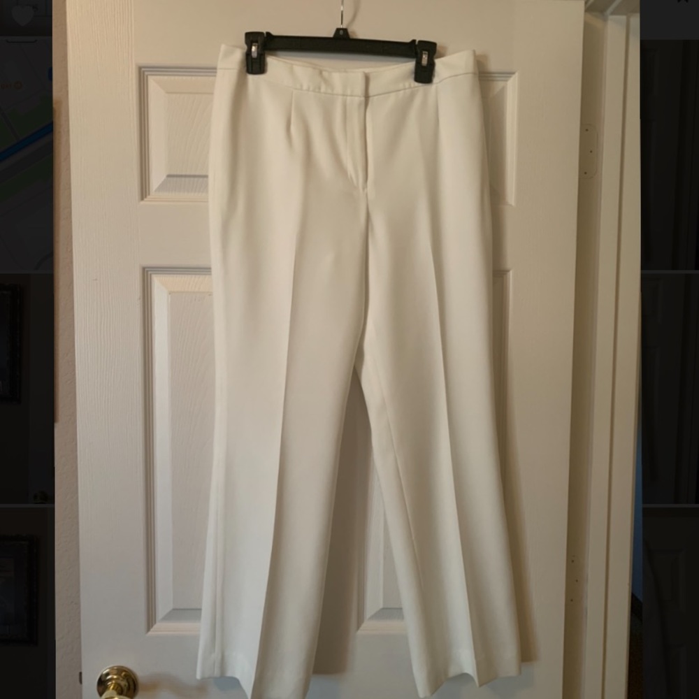 White Kasper pants size 8P